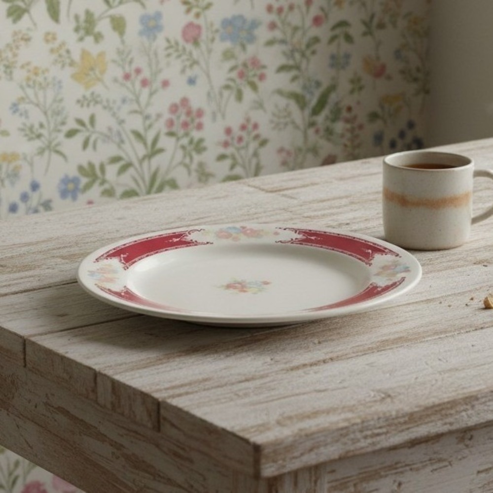 Homer Laughlin B1318 (similar to Clive/Majestic) Luncheon Plate (AS IS)*